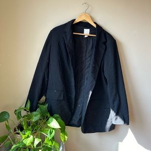 H&M Black Oversized Blazer
